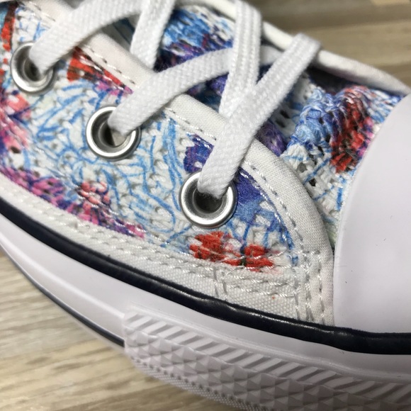 NWT Converse 🔥 Ctas HI Spray Paint Blue HT WMNS - Picture 5 of 8